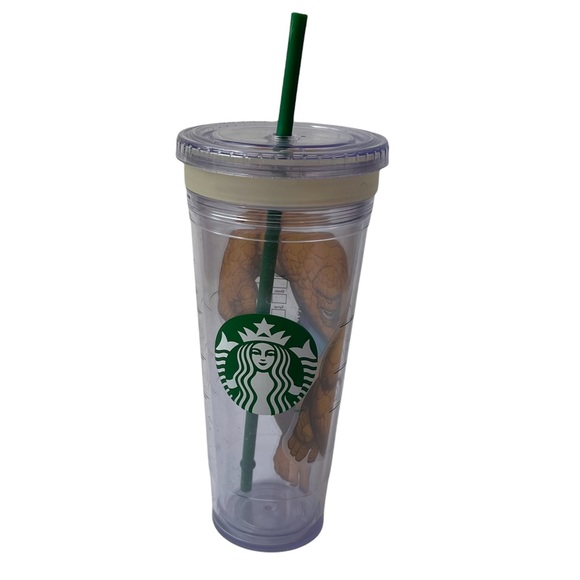 Starbucks Tumbler Marvel Benjamin Jacob "Ben" Grimm The Thing Venti Size - Picture 2 of 6